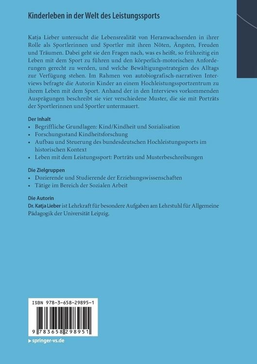 Produktbild: Kinderleben in der Welt des Leistungssports