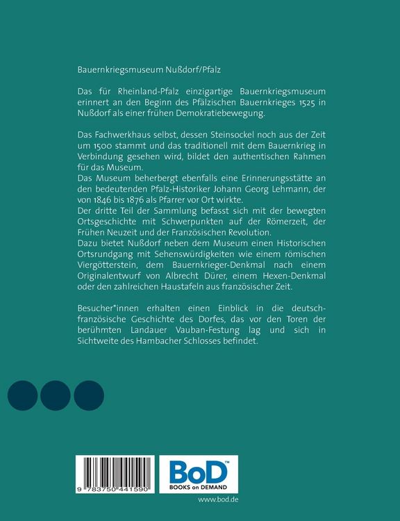 Produktbild: Bauernkriegsmuseum Nu&szlig;dorf/Pfalz