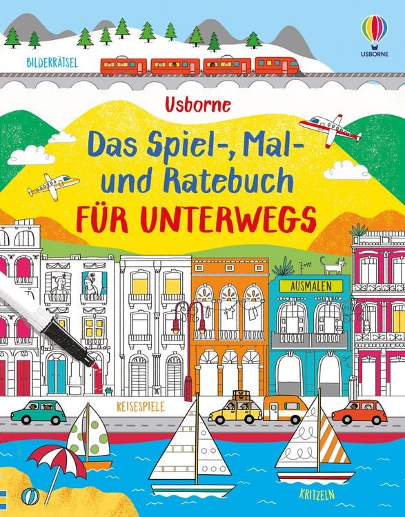 Produktbild: Das Spiel-, Mal- und Ratebuch f&uuml;r unterwegs