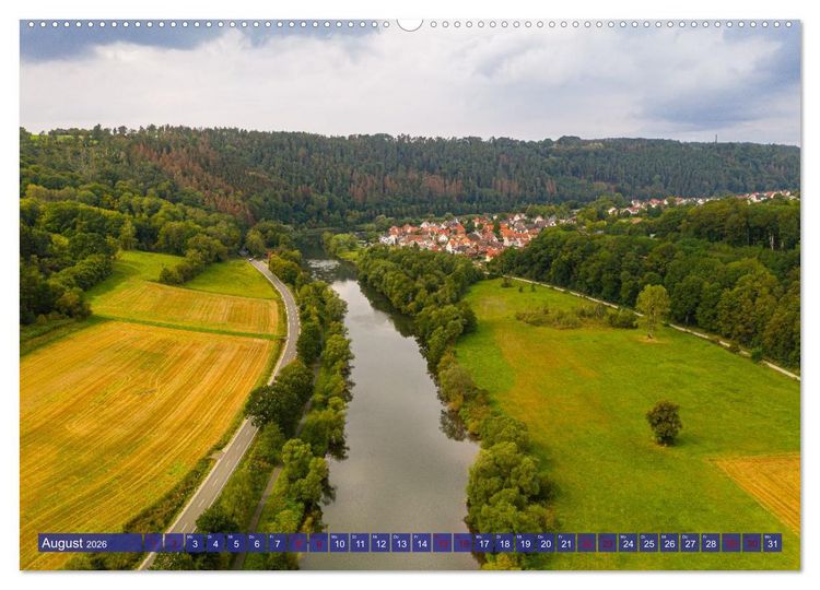 Produktbild: Die Fulda (hochwertiger Premium Wandkalender 2026 DIN A2 quer), Kunstdruck in Hochglanz