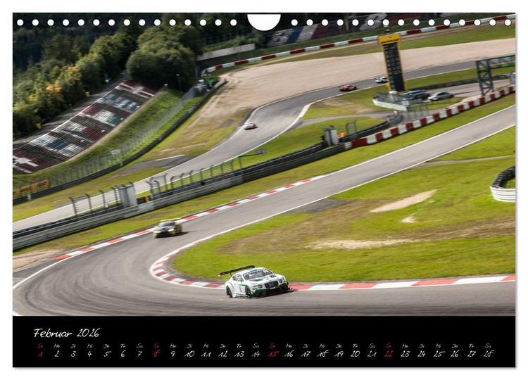 Produktbild: EMOTIONS ON THE GRID - Blancpain Endurance Series N&uuml;rburgring (Wandkalender 2026 DIN A4 quer), CALVENDO Monatskalender