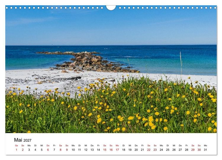 Produktbild: Inseln im Nordmeer - Lofoten-And&oslash;ya-Senja (Wandkalender 2027 DIN A3 quer), CALVENDO Monatskalender