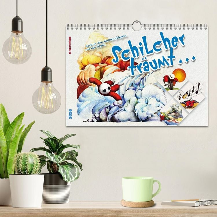 Produktbild: Schilcher tr&auml;umt ... (Wandkalender 2026 DIN A4 quer), CALVENDO Monatskalender