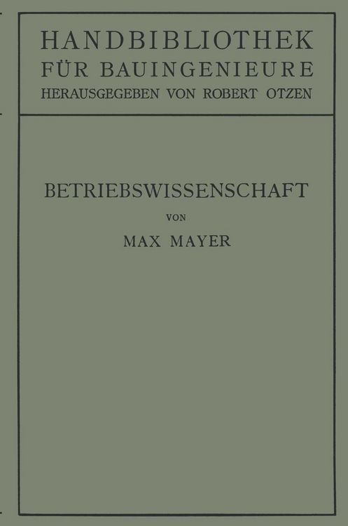 Produktbild: Betriebswissenschaft