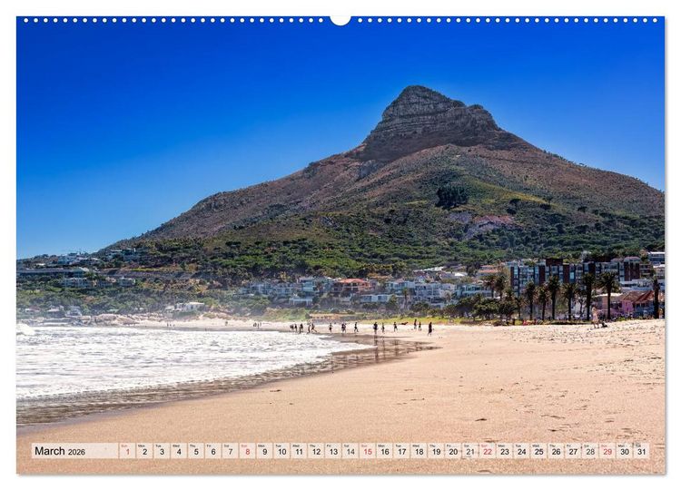 Produktbild: Cape Town - The Mother City (High Quality Premium Wall Calendar 2026 DIN A2 landscape),CALVENDO 12 Month Wall Calendar