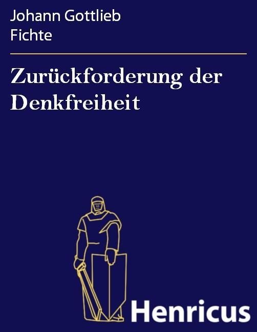 Produktbild: Zur&uuml;ckforderung der Denkfreiheit
