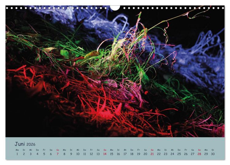 Produktbild: Leuchtfarben (Wandkalender 2026 DIN A3 quer), CALVENDO Monatskalender
