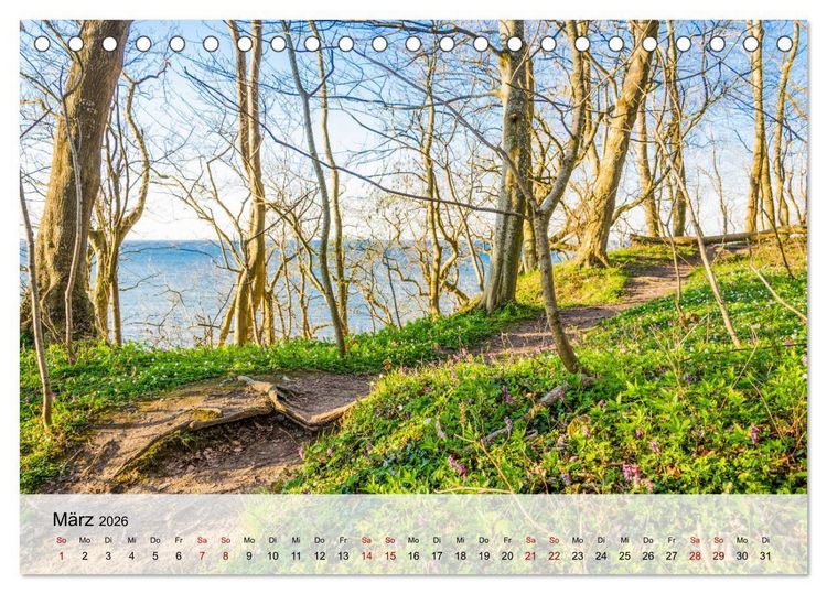 Produktbild: Schwedeneck Natur und Meer (Tischkalender 2026 DIN A5 quer), CALVENDO Monatskalender