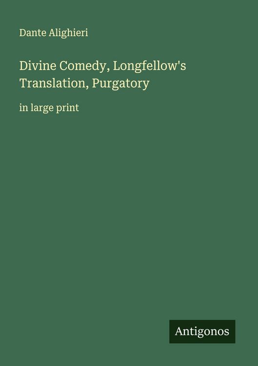Produktbild: Divine Comedy, Longfellow's Translation, Purgatory