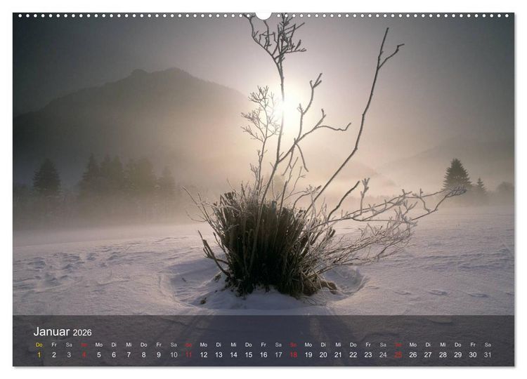 Produktbild: Nur ein Augenblick (hochwertiger Premium Wandkalender 2026 DIN A2 quer), Kunstdruck in Hochglanz
