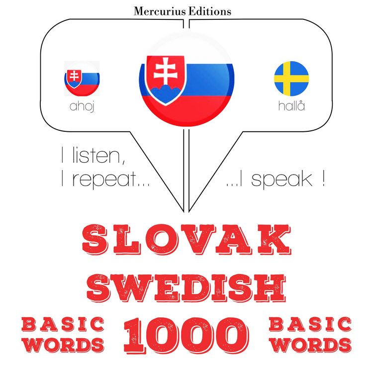 Produktbild: Slovensk&yacute; - &Scaron;v&eacute;dske: 1000 z&aacute;kladn&yacute;ch slov