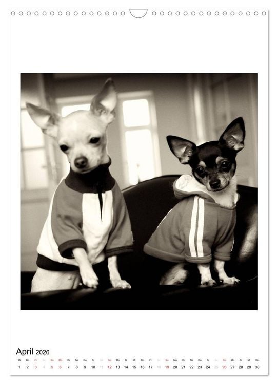 Produktbild: CHIHUAHUA CHIC Photos Marion Koell (Wandkalender 2026 DIN A3 hoch), CALVENDO Monatskalender