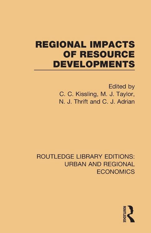 Produktbild: Regional Impacts of Resource Developments