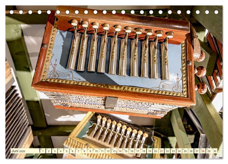 Produktbild: Concertina und Bandoneon (Tischkalender 2026 DIN A5 quer), CALVENDO Monatskalender