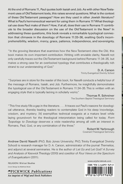 Produktbild: From Typology to Doxology