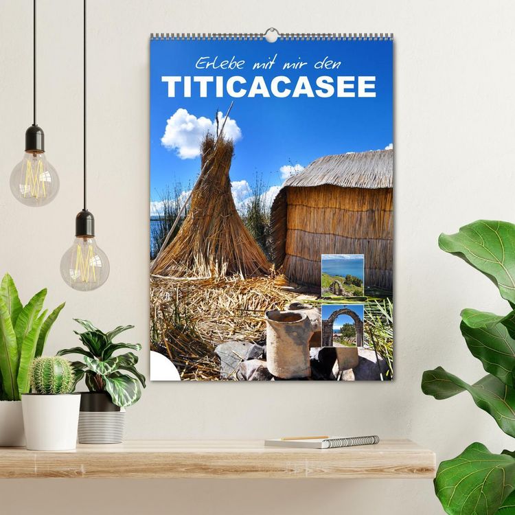 Produktbild: Erlebe mit mir den Titicacasee (Wandkalender 2026 DIN A2 hoch), CALVENDO Monatskalender
