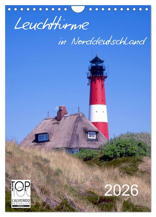 Produktbild: Leuchtt&uuml;rme in Norddeutschland (Wandkalender 2026 DIN A4 hoch), CALVENDO Monatskalender