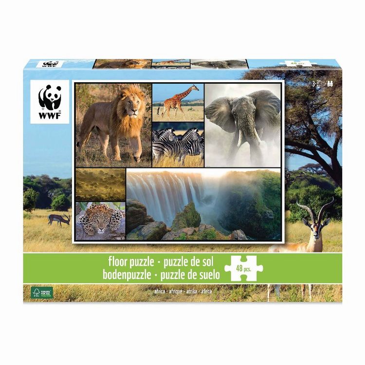 Produktbild: AMBASSADOR - Bodenpuzzle Afrika 48 Teile
