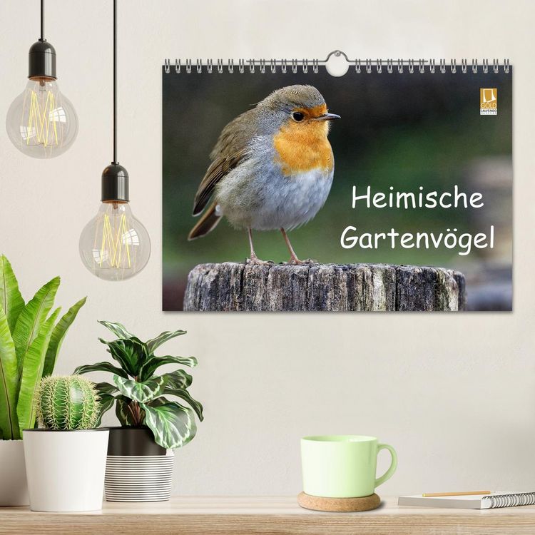 Produktbild: Heimische Gartenv&ouml;gel (Wandkalender 2026 DIN A4 quer), CALVENDO Monatskalender