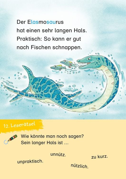 Duden Leseprofi – 3-Minuten-Leserätsel für Erstleser: Vorsicht, Dinos!