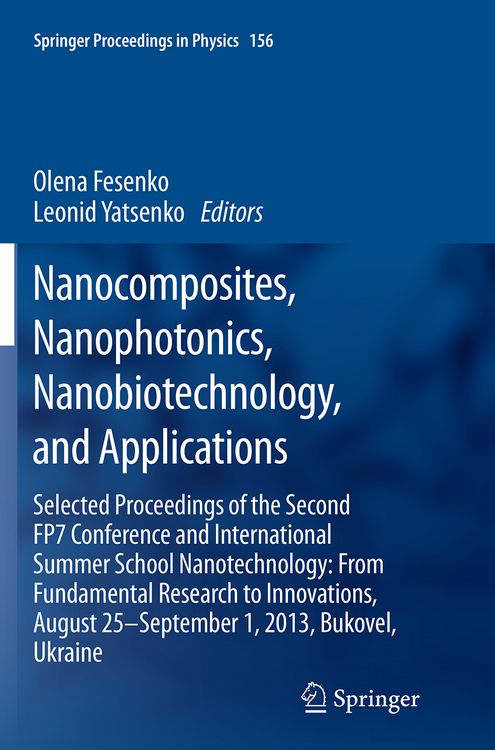 Produktbild: Nanocomposites, Nanophotonics, Nanobiotechnology, and Applications