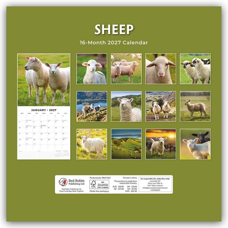 Produktbild: Sheep &ndash; Schafe 2027 &ndash; 16-Monatskalender