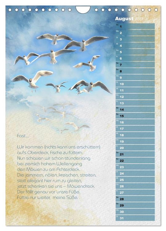 Produktbild: Wenn alle M&ouml;wen Emma hie&szlig;en... (Wandkalender 2027 DIN A4 hoch), CALVENDO Monatskalender