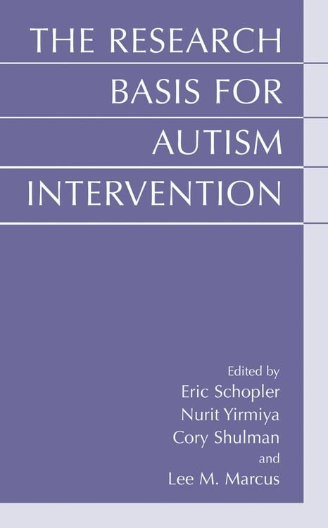 Produktbild: The Research Basis for Autism Intervention