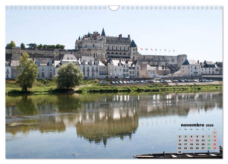 Produktbild: Bords de Loire Ville d'Amboise (Calendrier mural 2026 DIN A3 vertical), CALVENDO calendrier mensuel