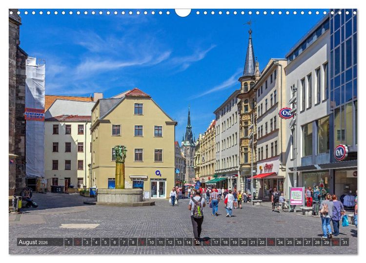 Produktbild: Unterwegs in Halle (Wandkalender 2026 DIN A3 quer), CALVENDO Monatskalender
