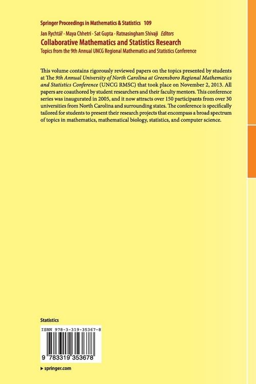 Produktbild: Collaborative Mathematics and Statistics Research