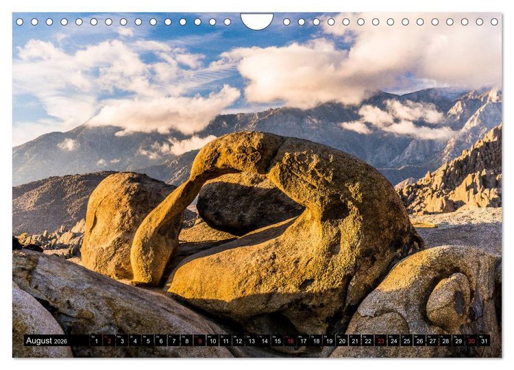 Produktbild: Entlang der Sierra Nevada (Wandkalender 2026 DIN A4 quer), CALVENDO Monatskalender