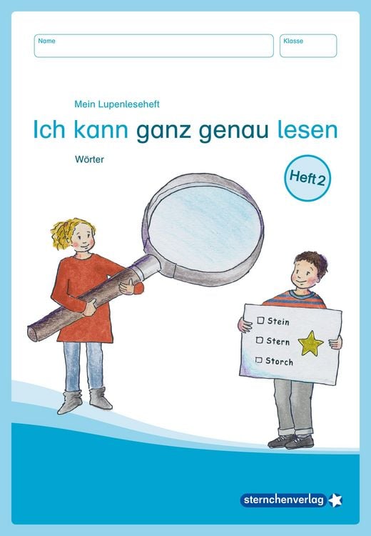 Produktbild: Mein Lupenleseheft 1 und 2 - Ich kann ganz genau lesen -