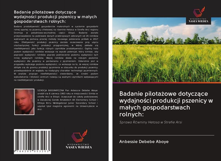 Produktbild: Badanie pilota&iquest;owe dotycz&iquest;ce wydajno&iquest;ci produkcji pszenicy w ma&iquest;ych gospodarstwach rolnych: