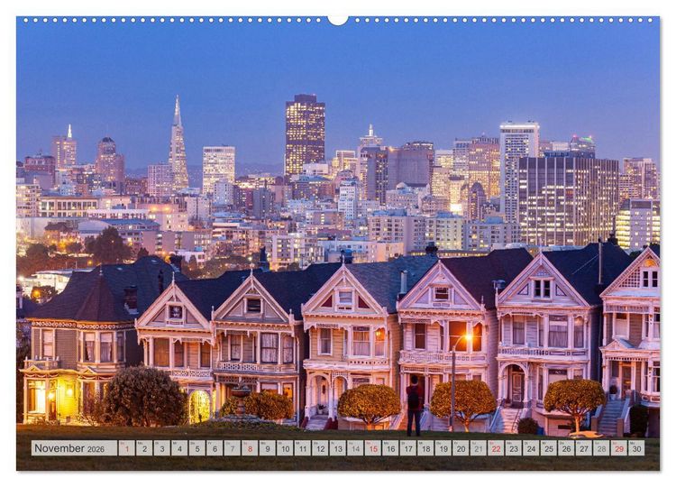Produktbild: Kalifornien - USA - San Francisco (Wandkalender 2026 DIN A2 quer), CALVENDO Monatskalender