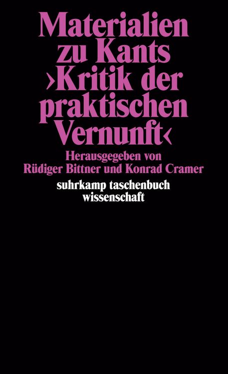 Produktbild: Materialien zu Kants &raquo;Kritik der praktischen Vernunft&laquo;