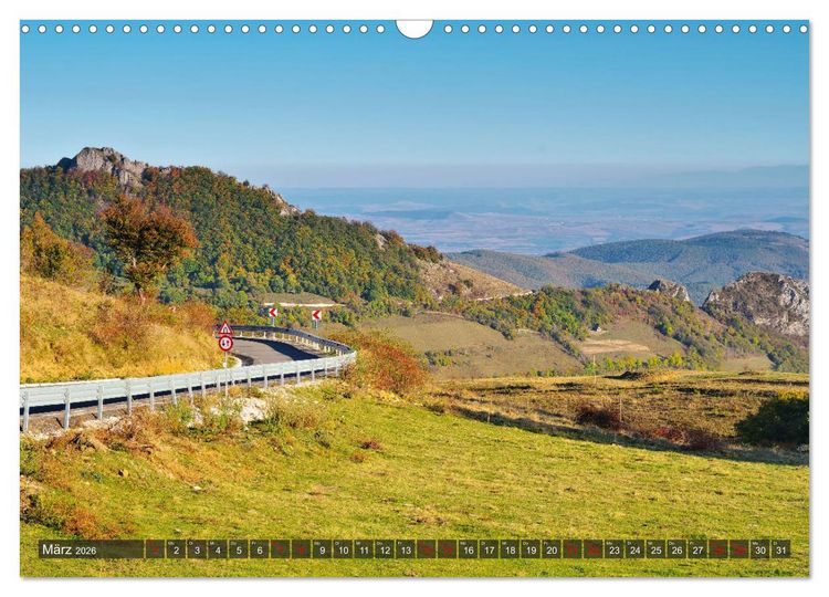Produktbild: TransApuseni - Sch&ouml;nste Panoramastra&szlig;e in Siebenb&uuml;rgen (Wandkalender 2026 DIN A3 quer), CALVENDO Monatskalender