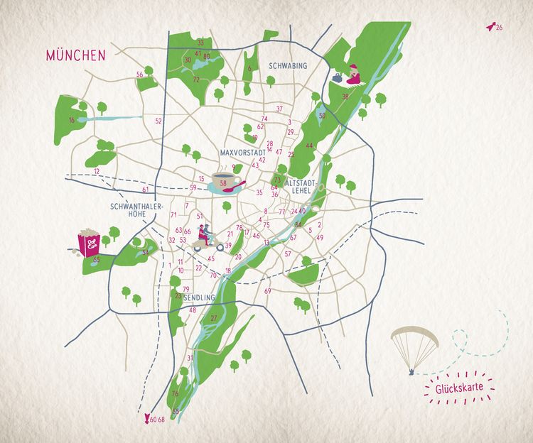 Produktbild: Gl&Atilde;&frac14;cksorte in M&Atilde;&frac14;nchen