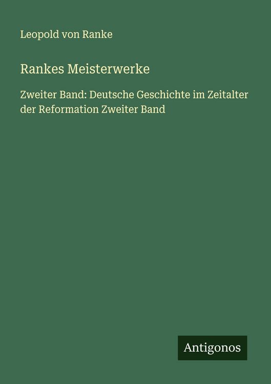 Produktbild: Rankes Meisterwerke