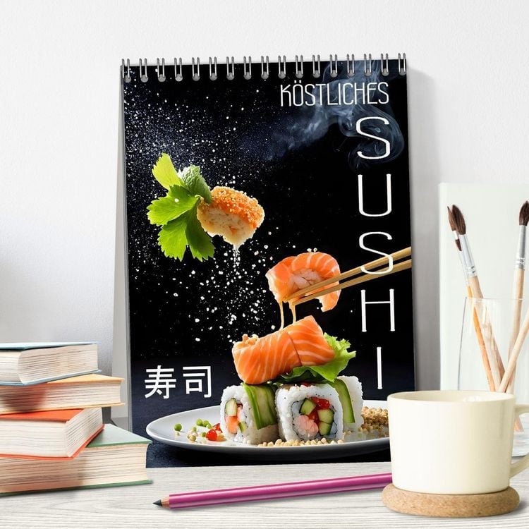 Produktbild: K&ouml;stliches Sushi (Tischkalender 2026 DIN A5 hoch), CALVENDO Monatskalender