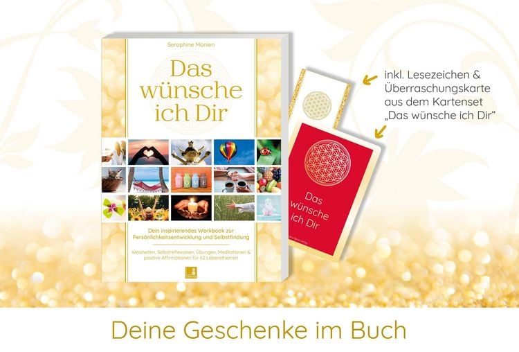 Produktbild: Das w&uuml;nsche ich Dir | Workbook zur Pers&ouml;nlichkeitsentwicklung & Selbstfindung | Lebensweisheiten, Selbstreflexionen, Positive Affirmationen, Meditationen und &Uuml;bungen | 62 Lebensthemen