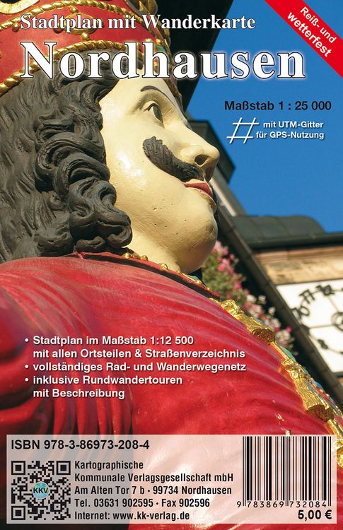 Produktbild: Nordhausen 1:12 500