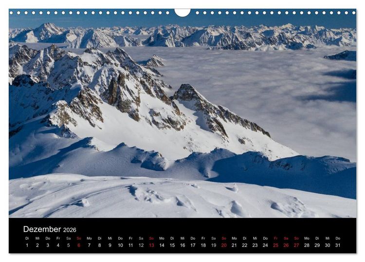 Produktbild: Momente der Sehnsucht: Schweizer Bergwelten (Wandkalender 2026 DIN A3 quer), CALVENDO Monatskalender
