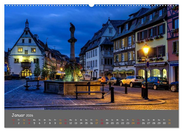 Produktbild: Eindr&uuml;cke aus dem Elsass (Wandkalender 2026 DIN A2 quer), CALVENDO Monatskalender
