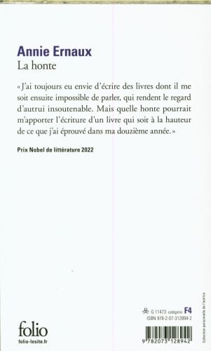 Produktbild: La honte