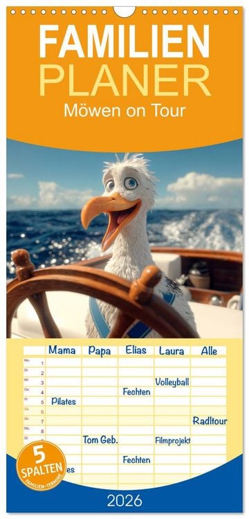 A3 Spiral Family Planner 2026 Buy? Order online quickly and easily