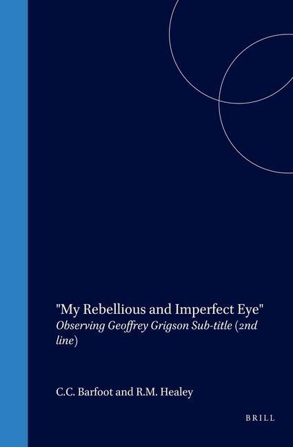 Produktbild: My Rebellious and Imperfect Eye