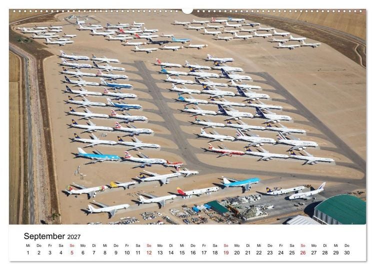 Produktbild: GROUNDED (Wandkalender 2027 DIN A2 quer), CALVENDO Monatskalender