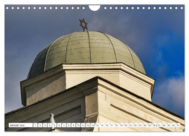 Produktbild: Synagogen im Baltikum (Wandkalender 2026 DIN A4 quer), CALVENDO Monatskalender