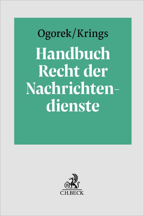 Produktbild: Handbuch Recht der Nachrichtendienste